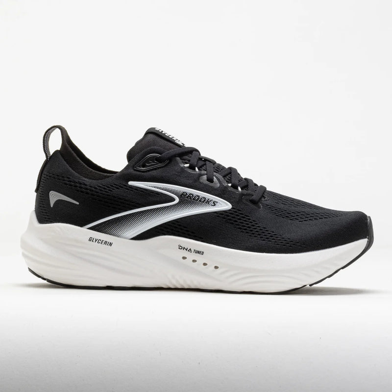 Brooks Mens Glycerin 22 Shoes - White / Grey / Black