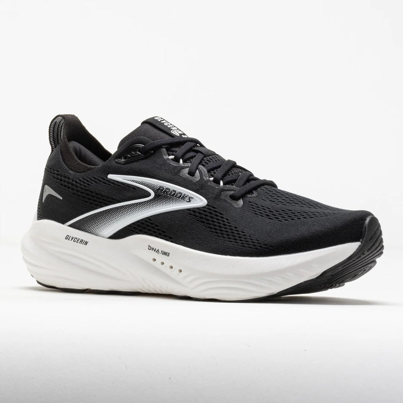 Brooks Mens Glycerin 22 Shoes - White / Grey / Black