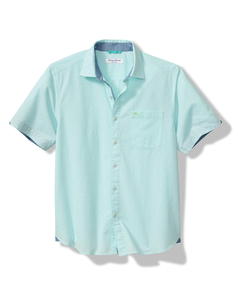 Tommy Bahama Men's Big & Tall Nova Wave Camp Shirt - Aquarius
