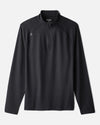Rhone Men's Session 1/4 Zip Pullover Sweater - Black
