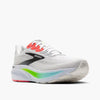 Brooks Mens Ghost 17 Shoes - White / Pink Clay / Gecko
