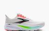 Brooks Mens Ghost 17 Shoes - White / Pink Clay / Gecko