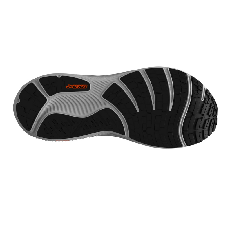 Brooks Mens Ghost 17 GTX Shoes - Smoke / Primer Grey / Orange