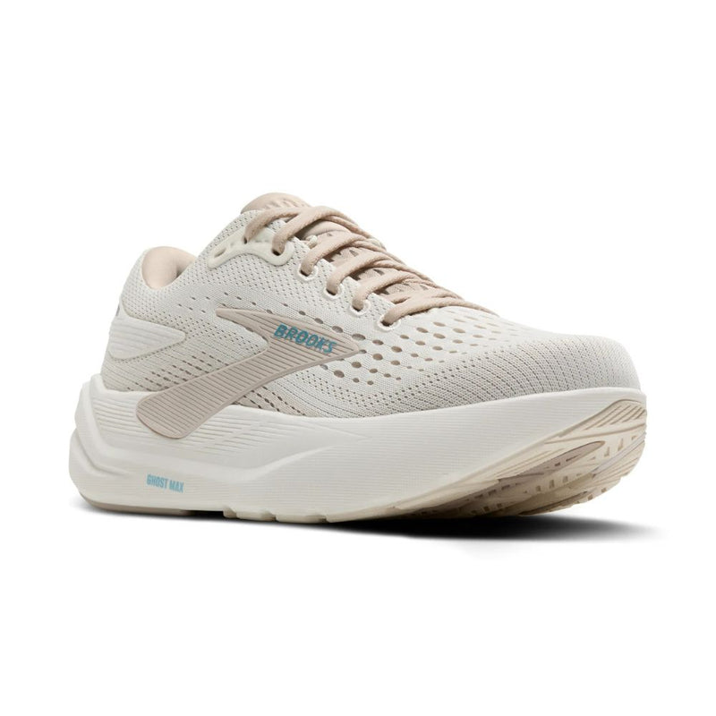 Brooks Womens Ghost Max 3 Shoes - Coconut / Chateau Grey / Blue