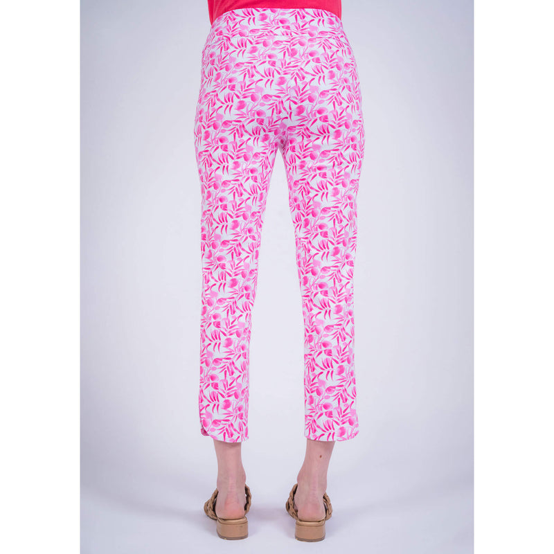 Lisette L Montreal Pink Berry Tulip Hem Pant - Pink - FINAL SALE