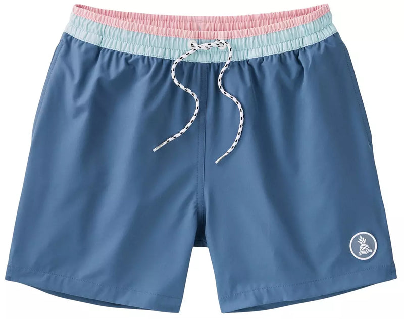 Chubbies 5.5-Inch The Gravel Roads Swim Trunks - Dusty Blue