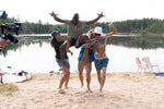Chubbies 5.5-Inch The Gravel Roads Swim Trunks - Dusty Blue