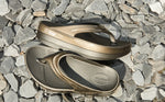 Oofos Women's OOmega OOlala Luxe Thong Sandals - Titanium Mirror