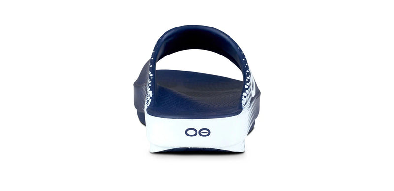 Oofos Men's OOahh Sport Slide - Matrix Navy