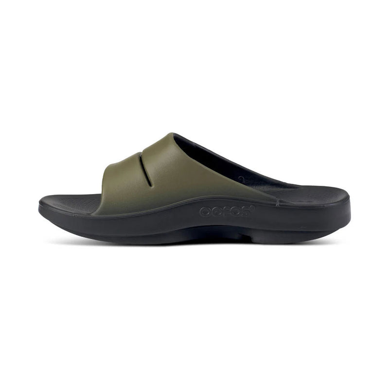 Oofos Unisex Ooahh Sport Slide Sandals - Tactical Green