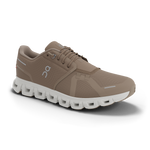 On Men's Cloud 6 Shoes - Fog / White