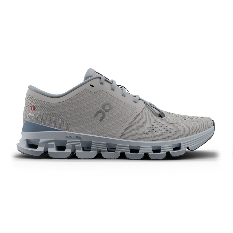 On Women's Cloud X 4 Shoes - Silver / Chambray