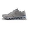 On Women's Cloud X 4 Shoes - Silver / Chambray