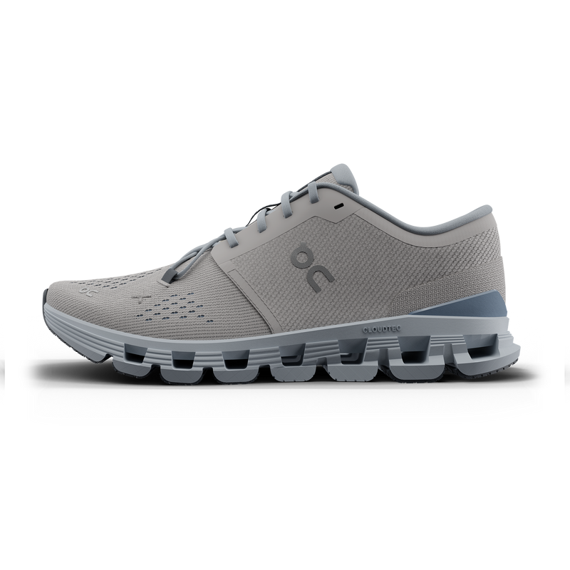 On Women's Cloud X 4 Shoes - Silver / Chambray