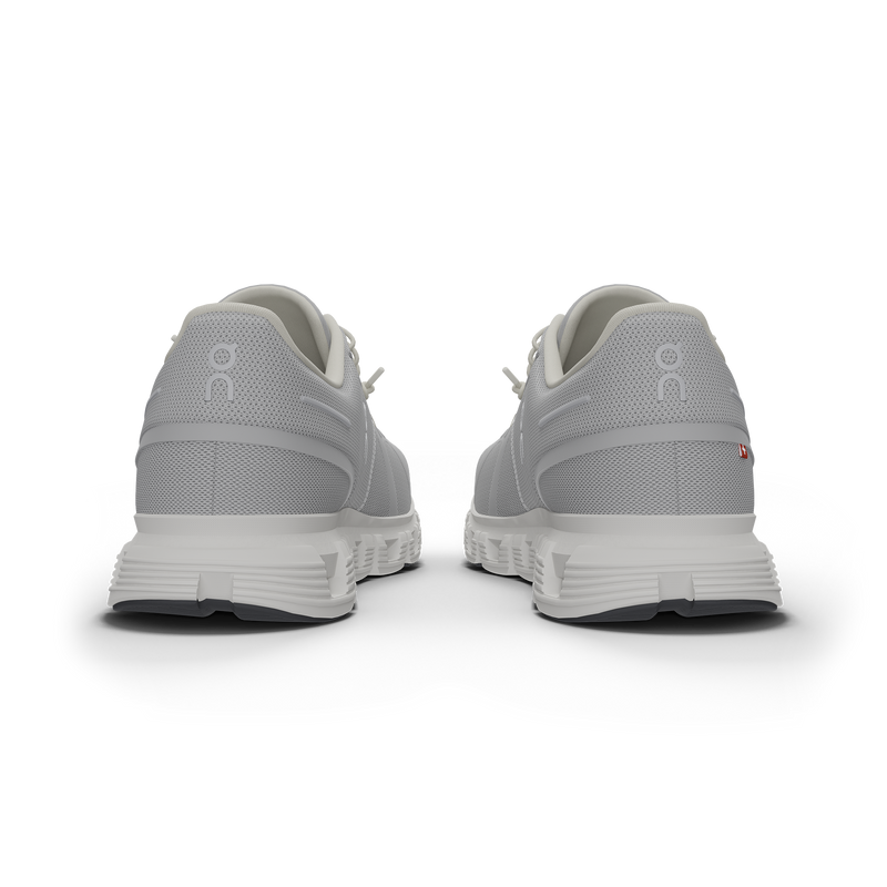 On Women's Cloud 6 Shoes - Glacier / White