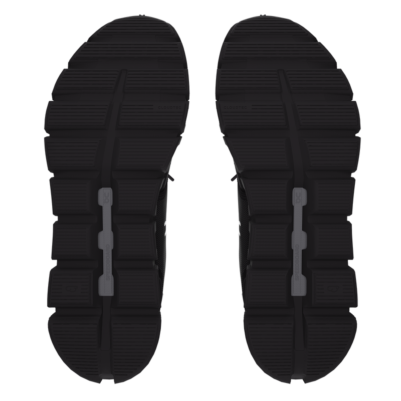On Women's Cloud 6 Shoes - Black / Black