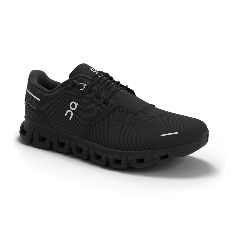 On Women's Cloud 6 Shoes - Black / Black