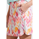 Tribal 17-Inch Pull On Skort With Round Hem - Creamsicle