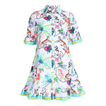 Islapayal Lisbon Mini Dress - Jungle Book White