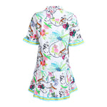 Islapayal Lisbon Mini Dress - Jungle Book White
