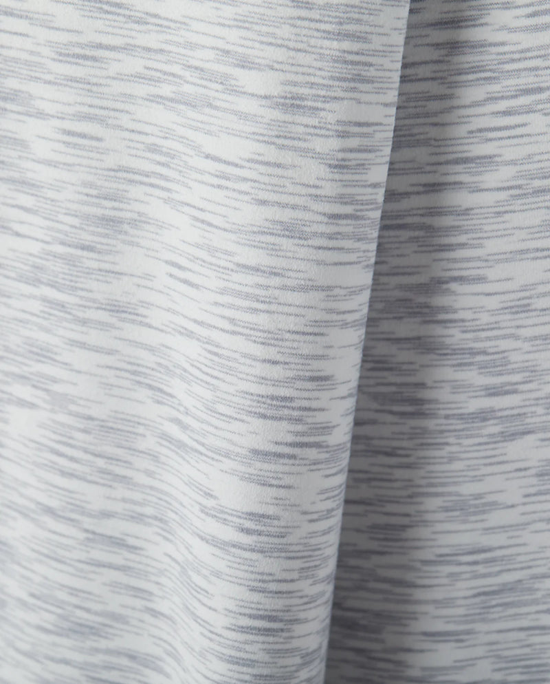 Rhone Men's Reign Long Sleeve Trim Fit T-Shirt - Gray Space Dye