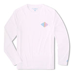 Chubbies The Reflector Long Sleeve Sun Crew Neck T-Shirt - Pure White