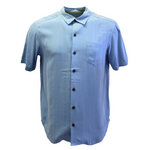 TBLV Tommy Bahama Mens Original Sample Shot in the Dark Camp Shirt - Lt Chambray