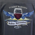 TBLV Tommy Bahama Mens Original Sample Davine Intervention Camp Shirt - Grey