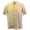 TBLV Tommy Bahama Mens Original Sample Liquid Assets Camp Shirt - Lt Straw