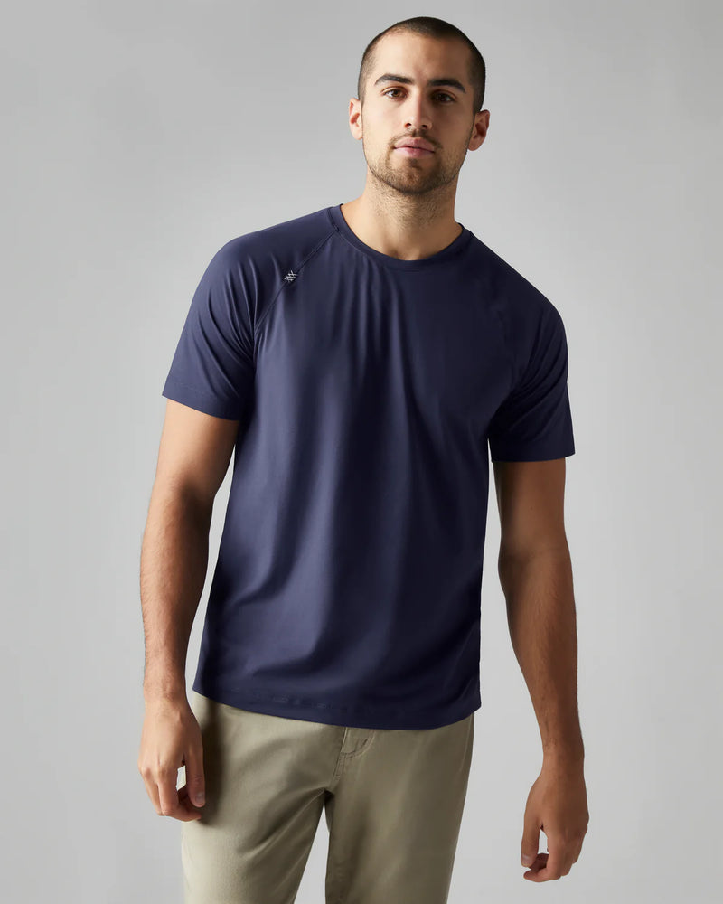 Rhone Men's Reign Trim Fit T-Shirt - Navy