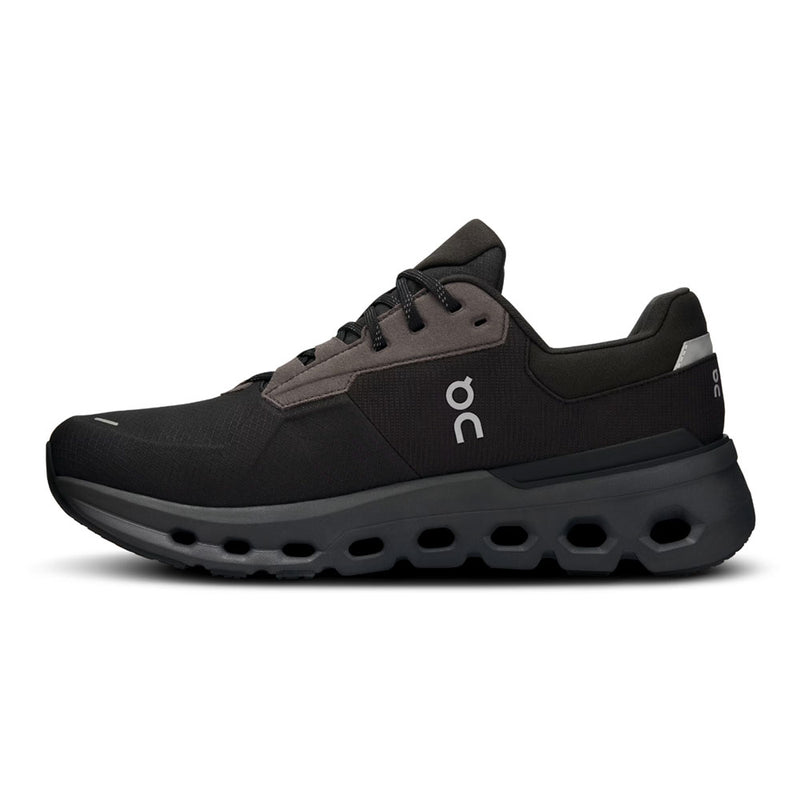 On Men's Cloudrunner 2 Waterproof Shoes - Magnet / Black