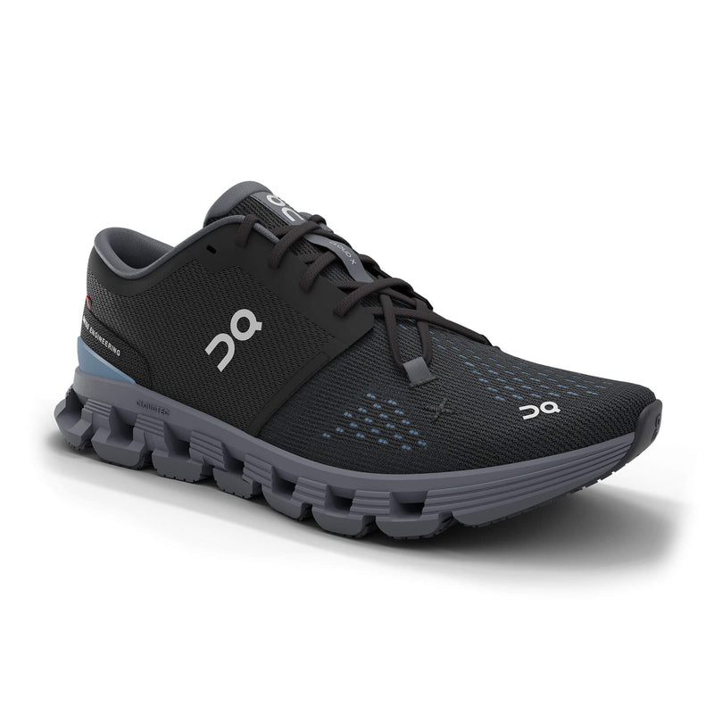 On Men's Cloud X 4 Shoes - Black / Chambray