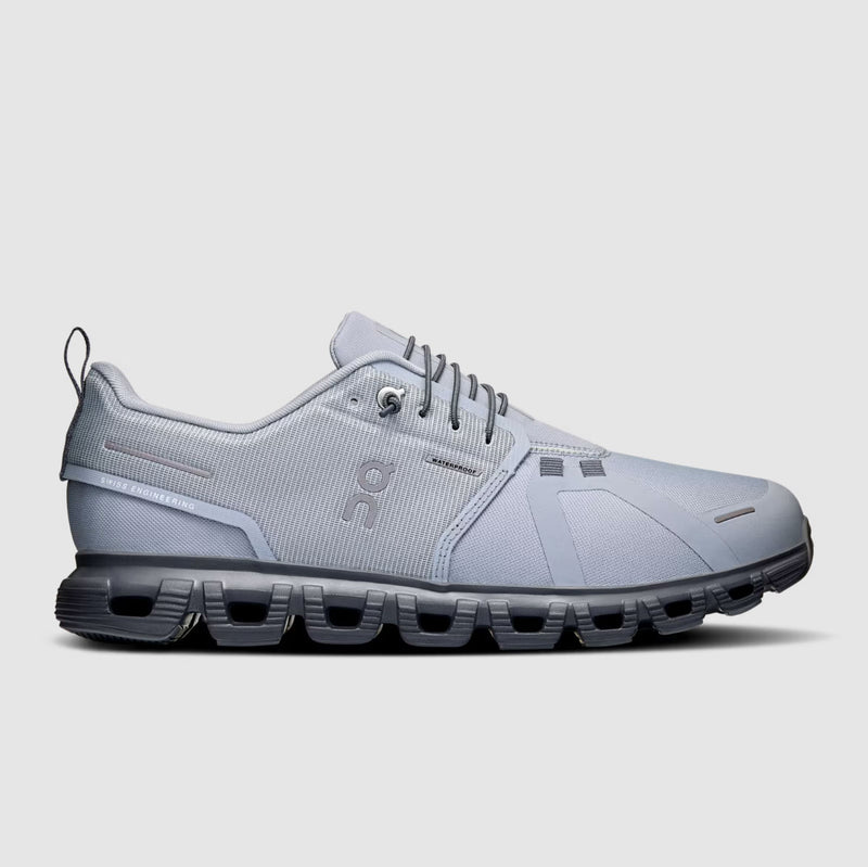 On Men's Cloud 6 Waterproof Shoes - Alloy / Wolf