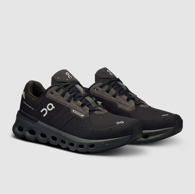 On Women's Cloudrunner 2 Waterproof Shoes - Magnet / Black