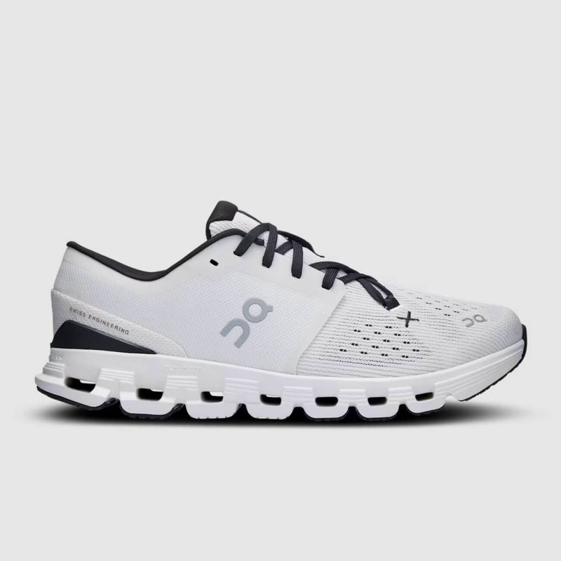 On Women's Cloud X 4 Shoes - Ivory / Black