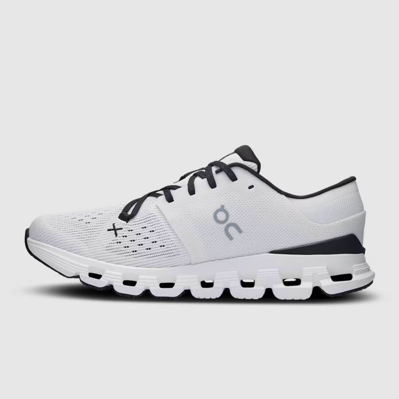 On Women's Cloud X 4 Shoes - Ivory / Black