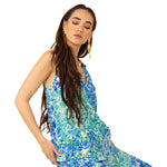 Hale Bob Adeline Halter Top - Blue - FINAL SALE