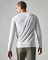 Rhone Men's Reign Long Sleeve Trim Fit T-Shirt - Gray Space Dye