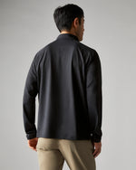 Rhone Men's Session 1/4 Zip Pullover Sweater - Black