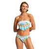 Seafolly Wish You Were Here High Waist Hipster Bikini Bottom - Atoll Blue - FINAL SALE