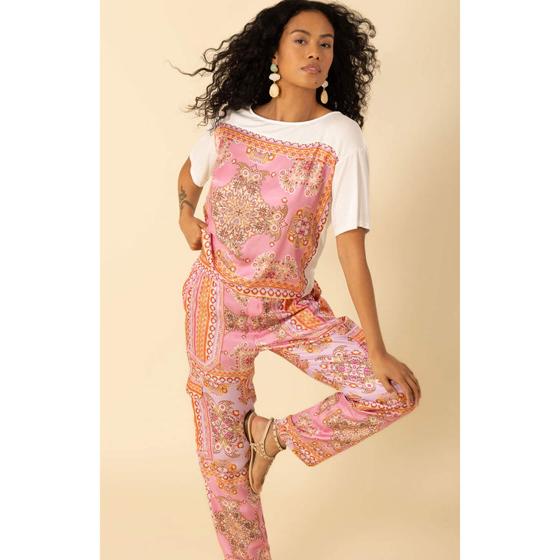 Hale Bob Analia Short Sleeve Top - Coral - FINAL SALE