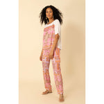 Hale Bob Analia Short Sleeve Top - Coral - FINAL SALE