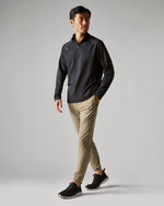 Rhone Men's Session 1/4 Zip Pullover Sweater - Black