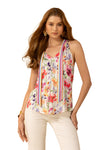 Hale Bob Laurel Halter Top - Ivory - FINAL SALE