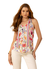 Hale Bob Laurel Halter Top - Ivory - FINAL SALE