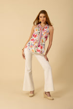 Hale Bob Laurel Halter Top - Ivory - FINAL SALE