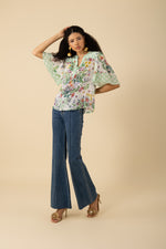 Hale Bob Noah Short Sleeve Top - Ivory - FINAL SALE