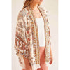 Tribal Lined Embellished Soft Jacket - Cashew - FINAL SALE