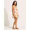 Seafolly La Mer Bandeau Mini Dress Cover Up - White