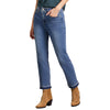 Tribal 26-Inch Sophia Curvy Hugging Microflare Crop Pant - River Blue - FINAL SALE